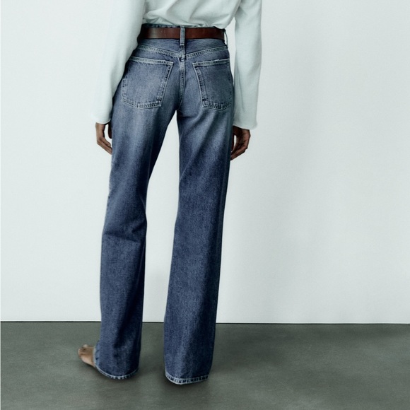 Zara Full Length Mid Rise Jean - Picture 2 of 3